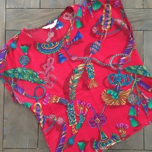 NWOT Marina Rinaldi women’s silk blouse